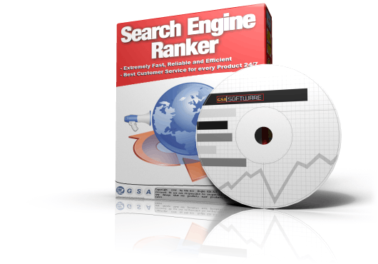 GSA Search Engine Ranker software box — automatic backlink building software